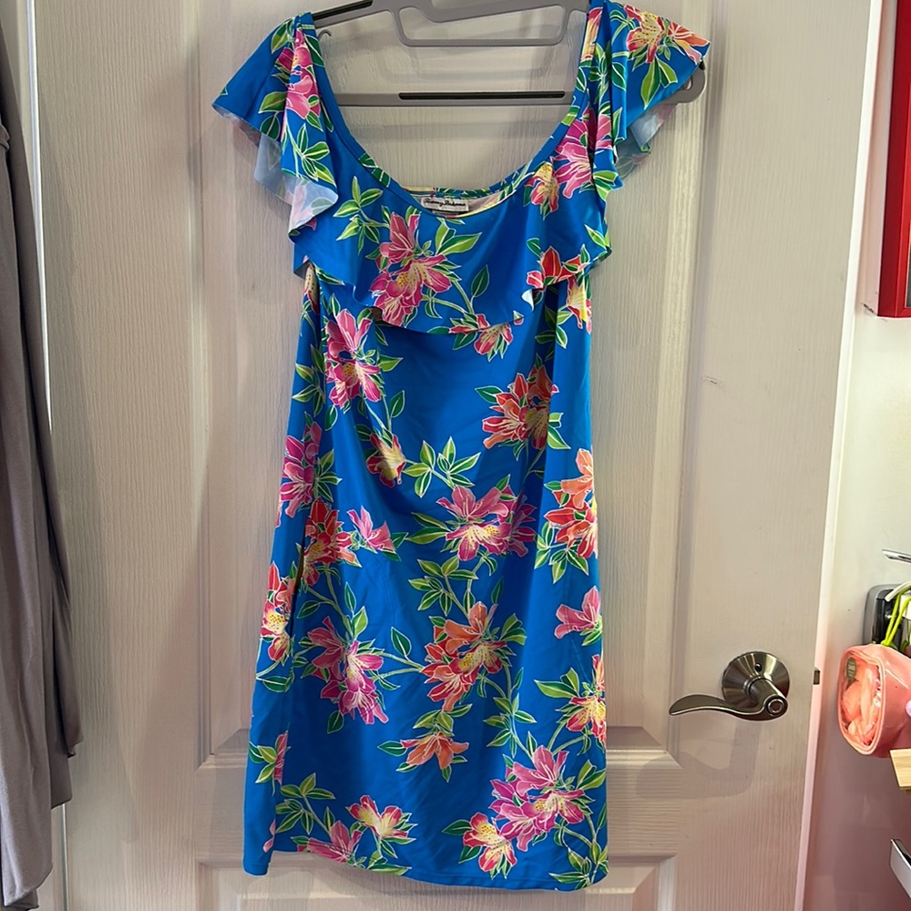 Tommy Bahama off shoulder floral dress